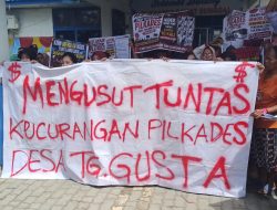Diduga Adanya Kecurangan Pilkades Tj Gusta “Aliansi Masyarakat Peduli Demokrasi” Geruduk Kantor Camat Sunggal Tuntut Berwenang Usut Tuntas